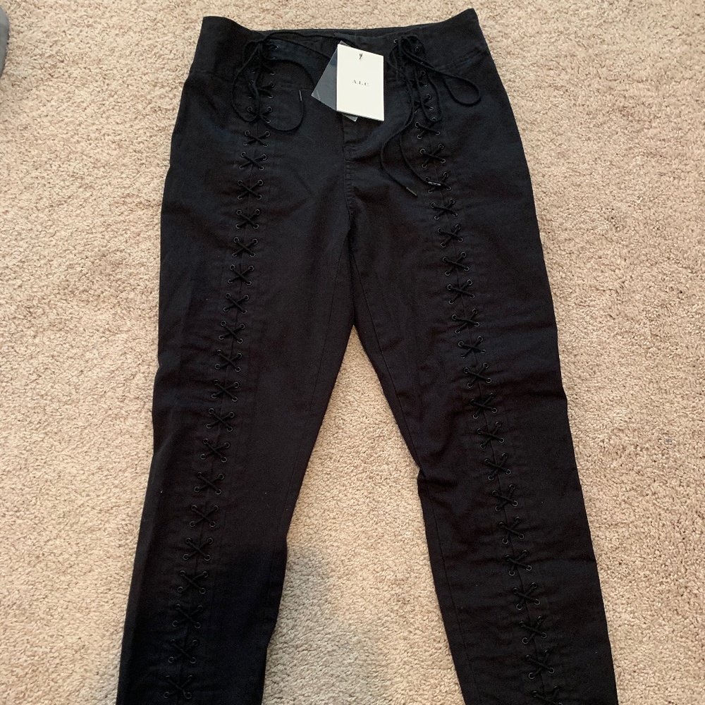 NWT A.L.C. Lace Up Pants